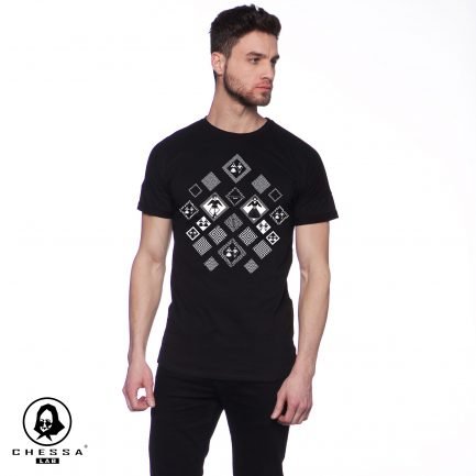 T-SHIRT ARAZZO ROMBI UOMO