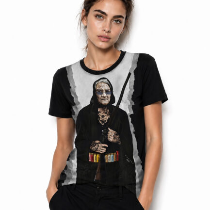 T-SHIRT MERI BLACK donna