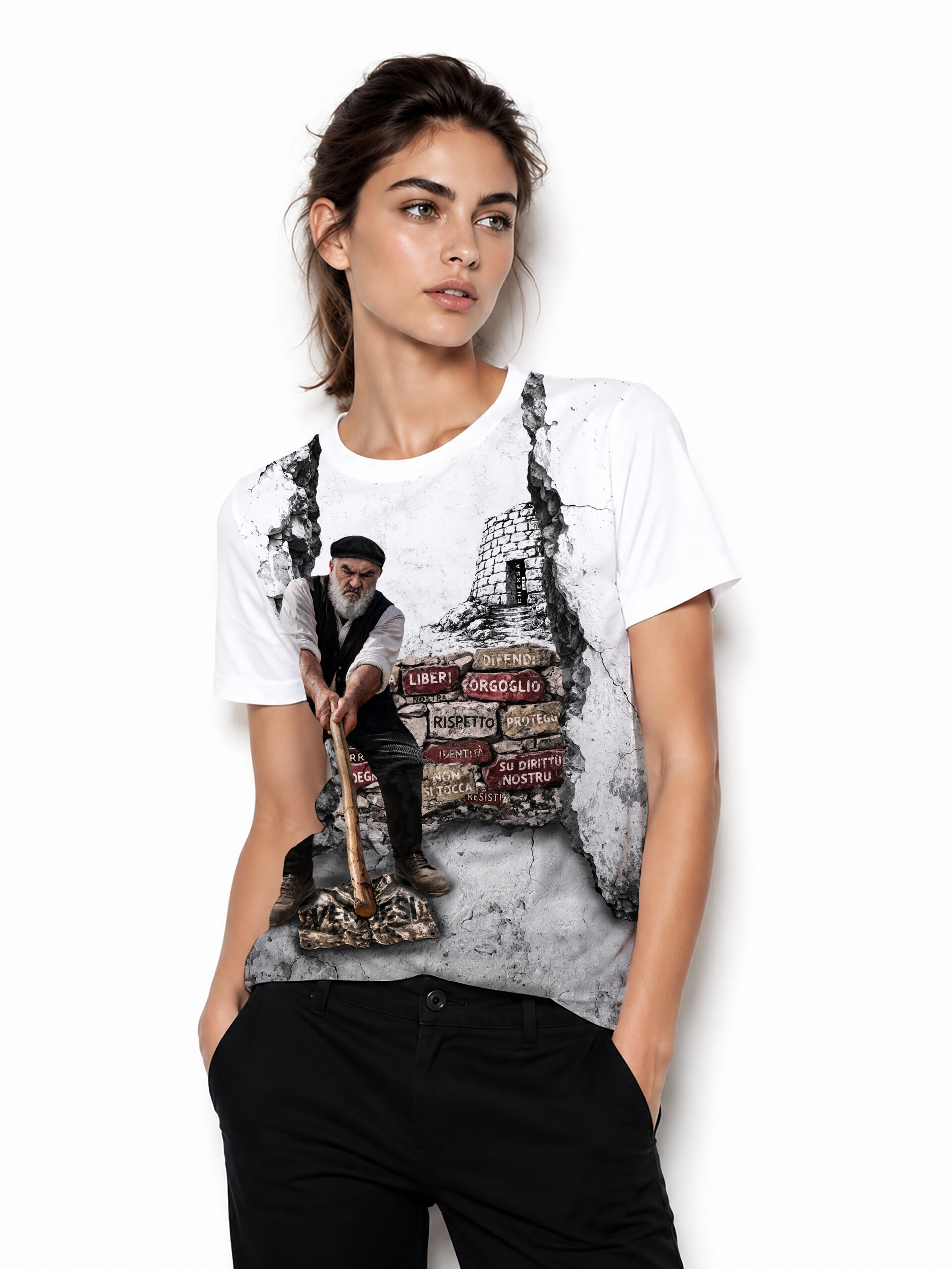 T-SHIRT OLD STONES donna