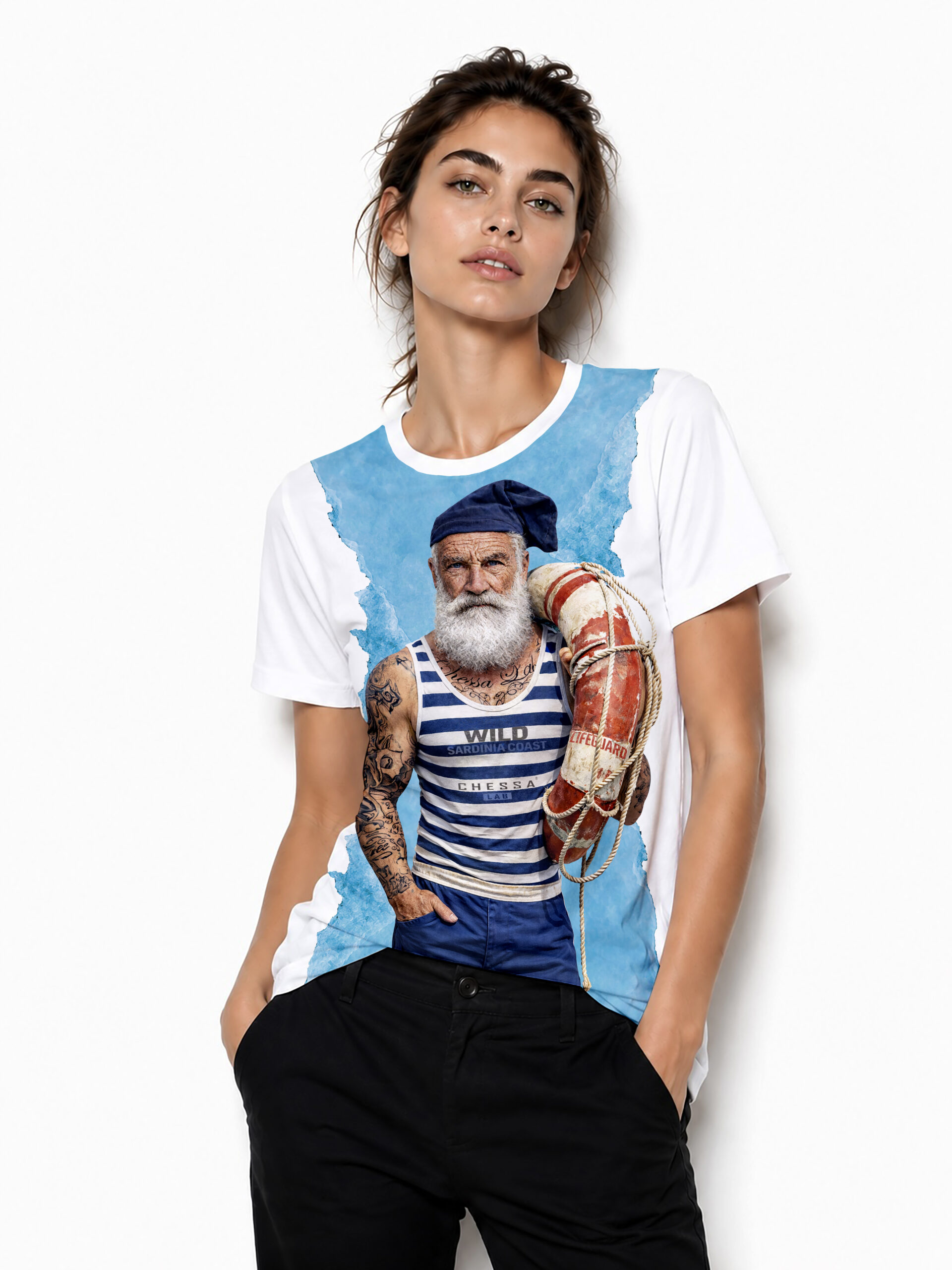 T-SHIRT SARDINIAN GUARD donna