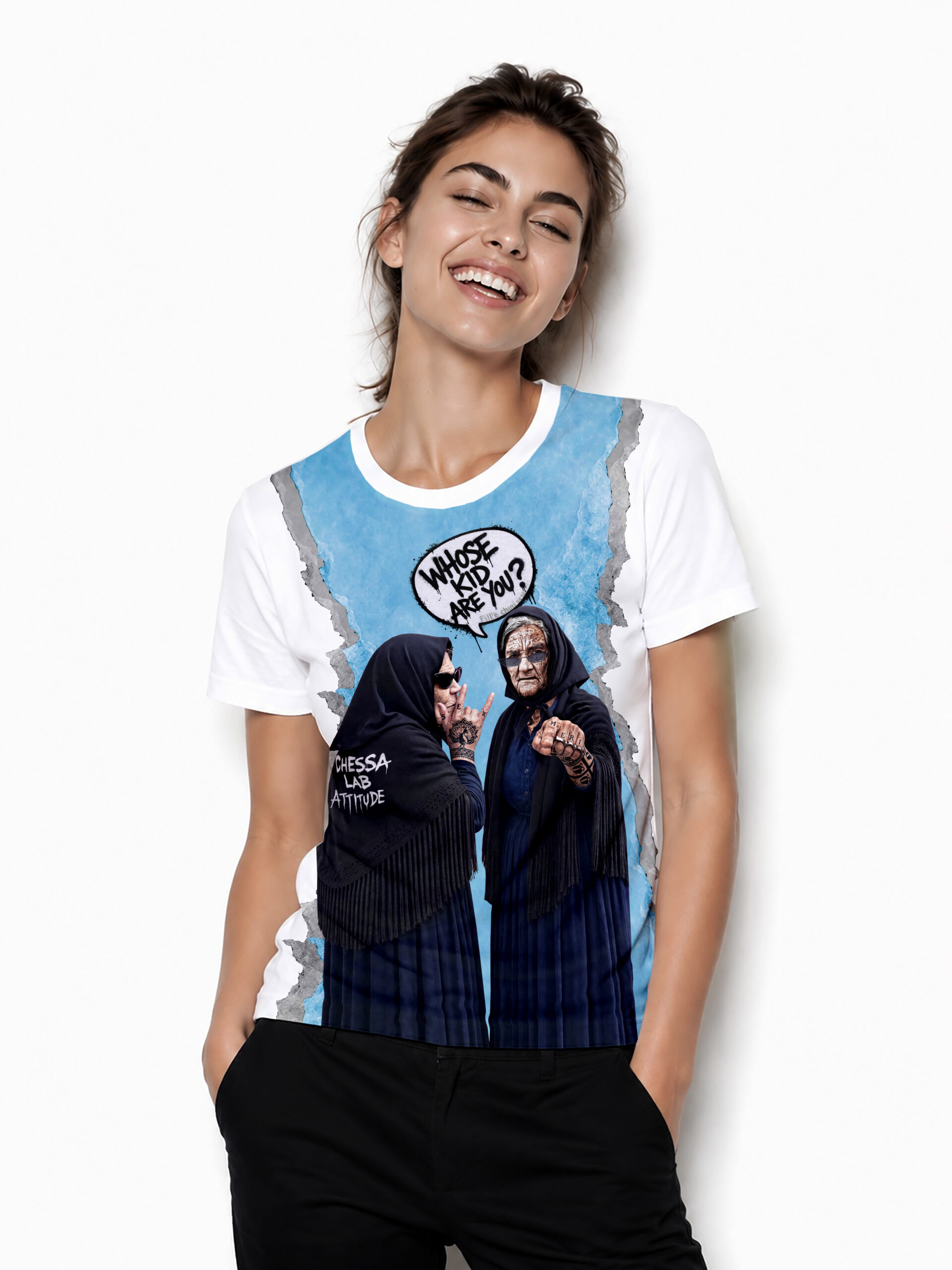 T-SHIRT WHOSE KID donna
